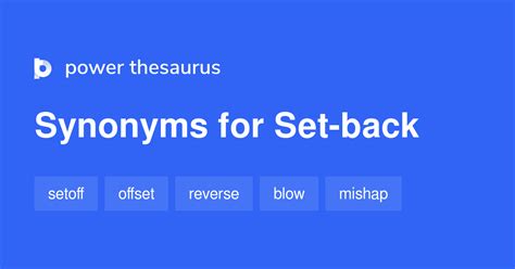 Set Back synonyms .